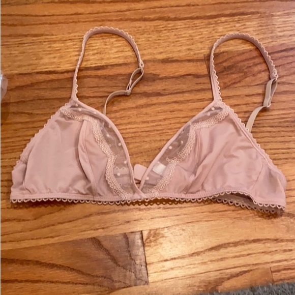 J.Crew blush French lace bralette - Picture 2 of 3